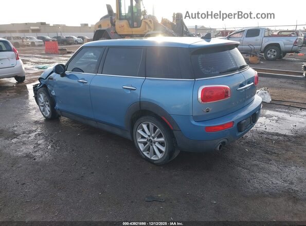 WMWLU1C54H2F27327 2017 MINI CLUBMAN Синий Задняя левая четверть