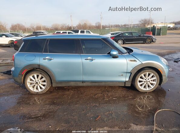 WMWLU1C54H2F27327 2017 MINI CLUBMAN Синий Вид задней части салона