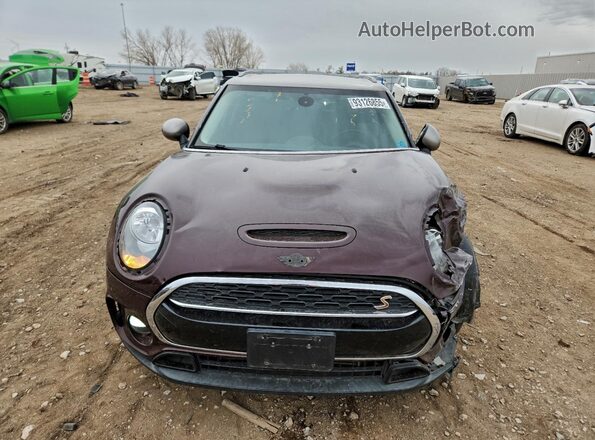 WMWLU5C52H2E82489 2017 MINI COOPER Бордовый Вид спереди