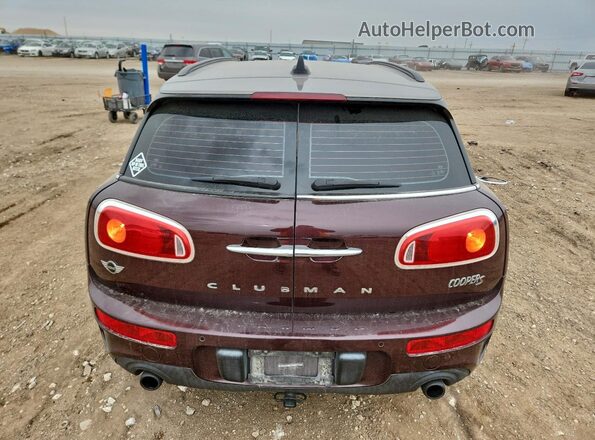 WMWLU5C52H2E82489 2017 MINI COOPER Бордовый Вид сзади
