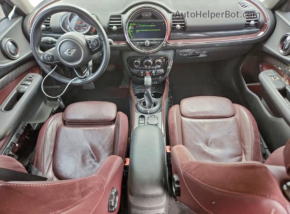WMWLU5C52H2E82489 2017 MINI COOPER Бордовый Вид панели приборов