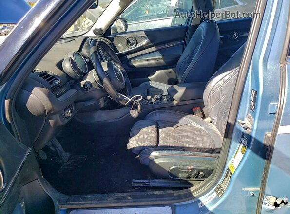 WMWLU5C55H2F24363 2017 MINI COOPER Синий Вид салона спереди