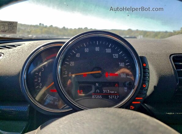 WMWLU5C55H2F24363 2017 MINI COOPER Синий Вид щитка приборов
