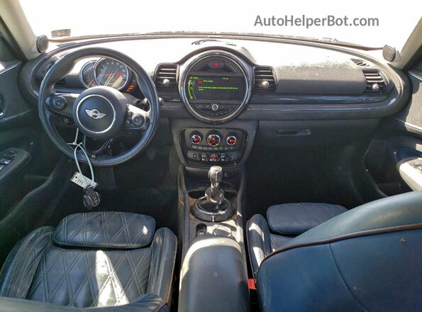 WMWLU5C55H2F24363 2017 MINI COOPER Синий Вид панели приборов