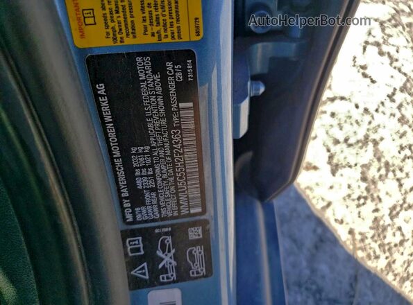 WMWLU5C55H2F24363 2017 MINI COOPER Синий Вид подкапотного пространства