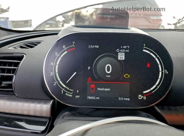 WMWXJ1C02M2P51380 2021 MINI COOPER Серебряный Вид щитка приборов