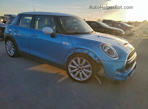 WMWXU3C50K2H86918 2019 MINI COOPER Синий Передняя правая четверть