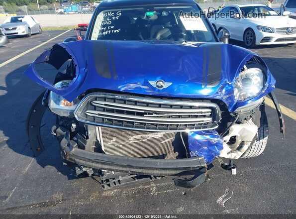 WMWZB3C57GWR49785 2016 MINI COUNTRYMAN Blue Vista frontal