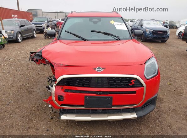 WMZ23GA03S7R51617 2025 MINI COUNTRYMAN Красный Вид задней части салона