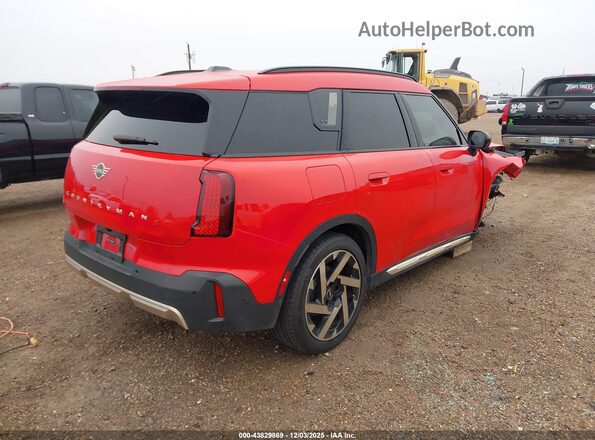 WMZ23GA03S7R51617 2025 MINI COUNTRYMAN Красный Задняя правая четверть