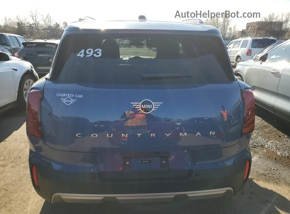 WMZ23GA04S7S76893 2025 MINI COUNTRYMAN Синий Вид сзади