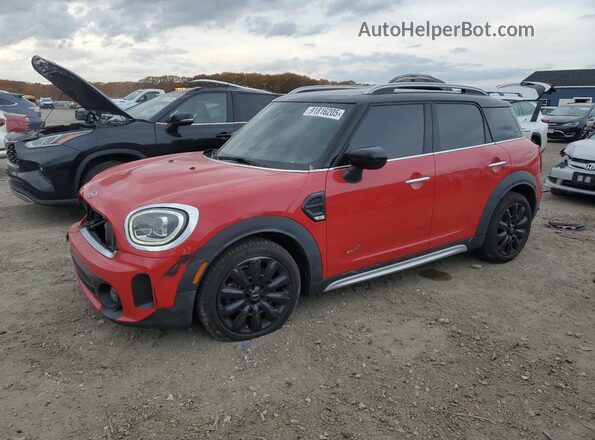 WMZ43BR09M3M88845 2021 MINI COOPER Красный Передняя левая четверть