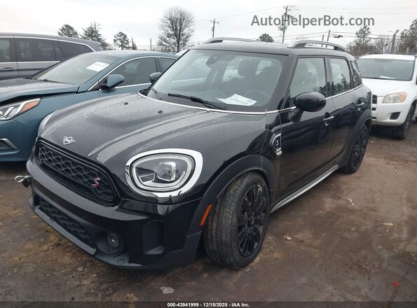WMZ53BR01M3M71543 2021 MINI COUNTRYMAN Черный Передняя левая четверть