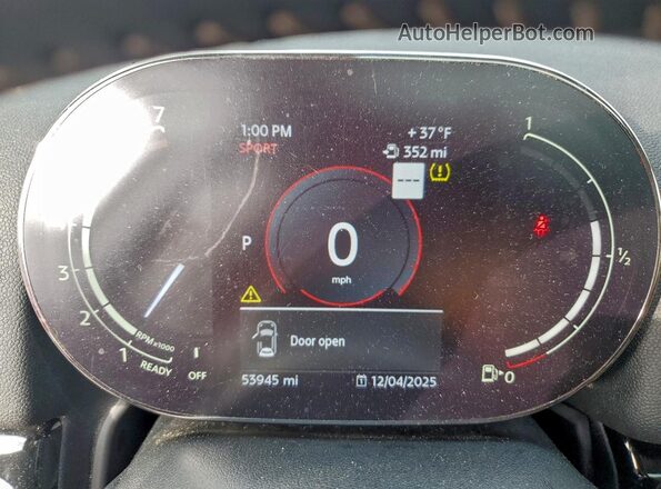 WMZ53BR06R3R61404 2024 MINI COOPER Gray Widok zestawu wskaźników