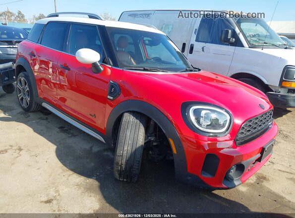 WMZ83BR08P3P56502 2023 MINI COUNTRYMAN Красный Передняя правая четверть