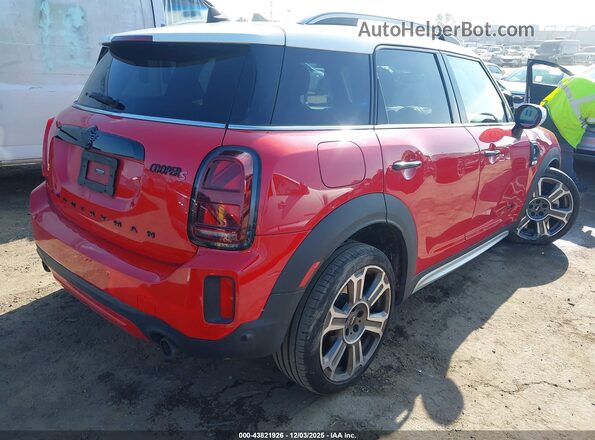 WMZ83BR08P3P56502 2023 MINI COUNTRYMAN Красный Задняя правая четверть