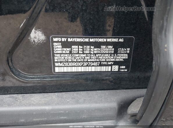 WMZ83BR0XP3P79487 2023 MINI COUNTRYMAN Черный Вид подкапотного пространства