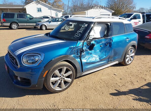 WMZYT3C38H3D98332 2017 MINI COUNTRYMAN Blue Przód lewy