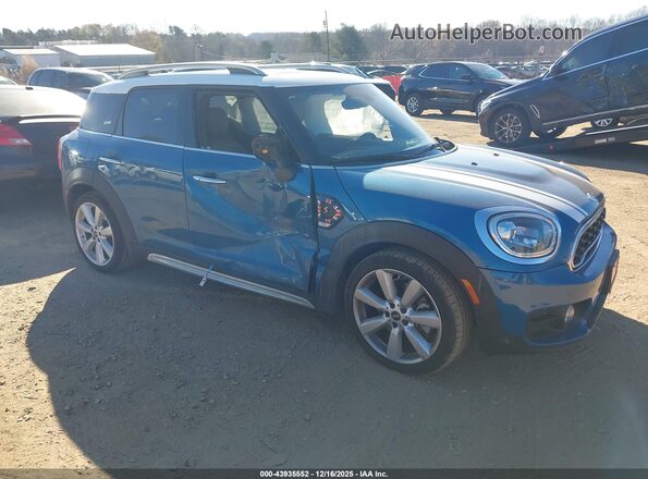 WMZYT3C38H3D98332 2017 MINI COUNTRYMAN Blue Przód prawy