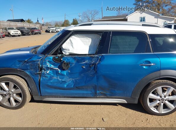 WMZYT3C38H3D98332 2017 MINI COUNTRYMAN Blue Widok wnętrza z tyłu