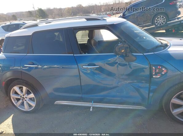 WMZYT3C38H3D98332 2017 MINI COUNTRYMAN Blue Widok zestawu wskaźników