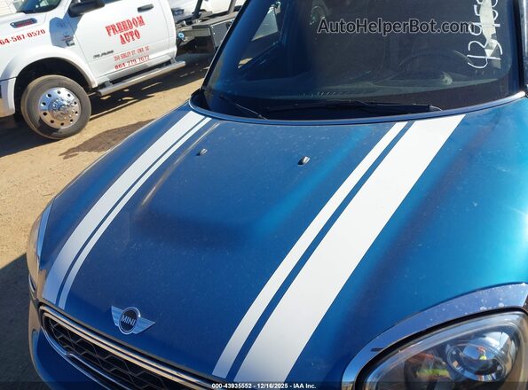 WMZYT3C38H3D98332 2017 MINI COUNTRYMAN Blue Widok z tyłu