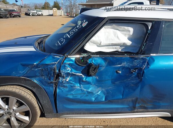 WMZYT3C38H3D98332 2017 MINI COUNTRYMAN Blue Widok z przodu