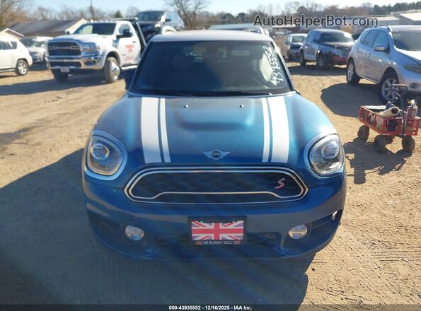 WMZYT3C38H3D98332 2017 MINI COUNTRYMAN Blue Widok deski rozdzielczej