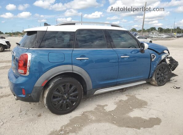 WMZYT3C55K3E97912 2019 MINI COOPER Blue Trasero derecho