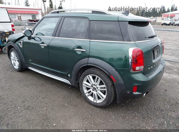 WMZYT5C3XJ3D82392 2018 MINI COUNTRYMAN Зеленый Задняя левая четверть