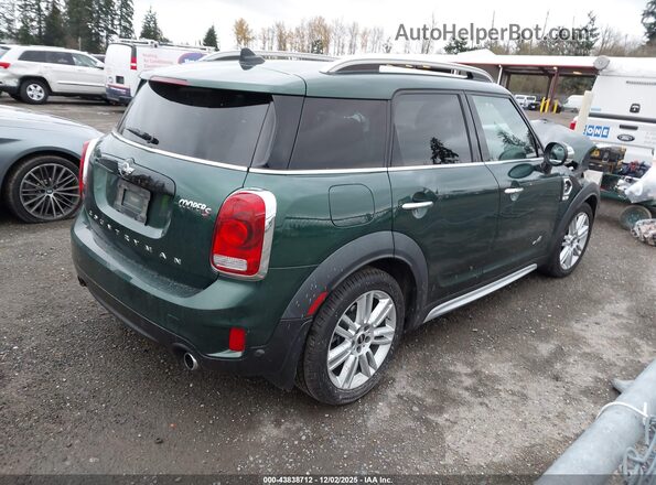 WMZYT5C3XJ3D82392 2018 MINI COUNTRYMAN Зеленый Задняя правая четверть