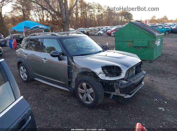 WMZYV5C30J3E03583 2018 MINI COUNTRYMAN Серый Вид задней части салона