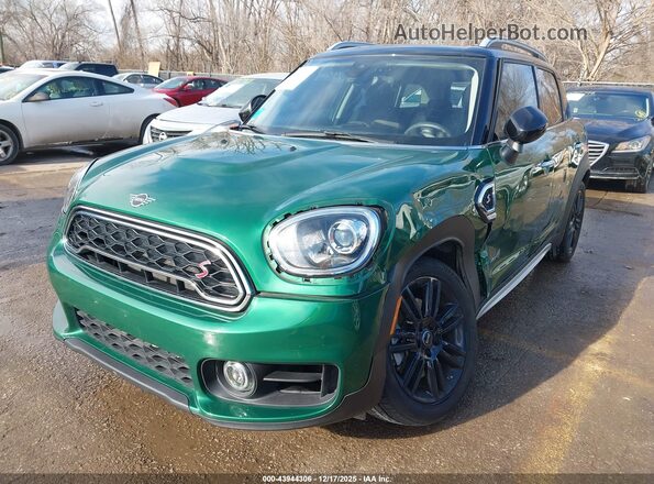 WMZYX1C09L3M10380 2020 MINI COUNTRYMAN Зеленый Передняя левая четверть