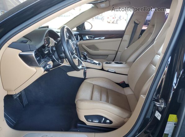WP0AA2A73LL101528 2020 PORSCHE PANAMERA Черный Вид салона спереди