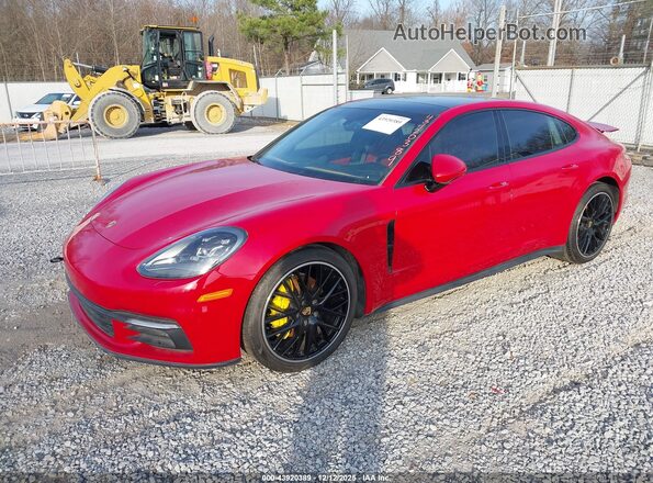 WP0AA2A74LL101831 2020 PORSCHE PANAMERA Красный Передняя левая четверть