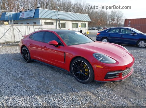 WP0AA2A74LL101831 2020 PORSCHE PANAMERA Красный Передняя правая четверть