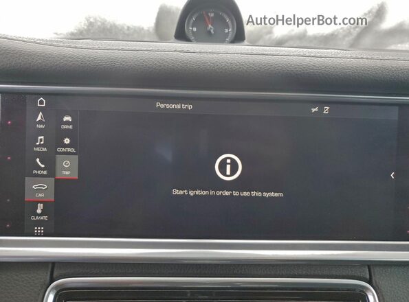 WP0AA2A75LL102132 2020 PORSCHE PANAMERA Черный Вид щитка приборов