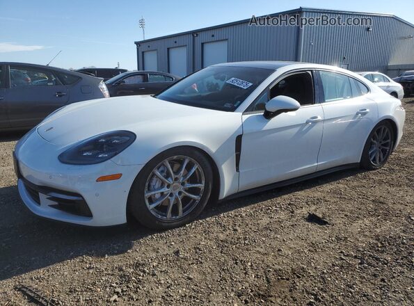 WP0AA2A7XJL102897 2018 PORSCHE PANAMERA Белый Передняя левая четверть