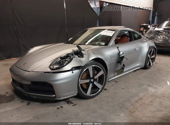 WP0AA2A90SS207246 2025 PORSCHE 911 Серый Передняя левая четверть