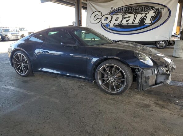 WP0AA2A91MS206545 2021 PORSCHE 911 Blue Przód prawy