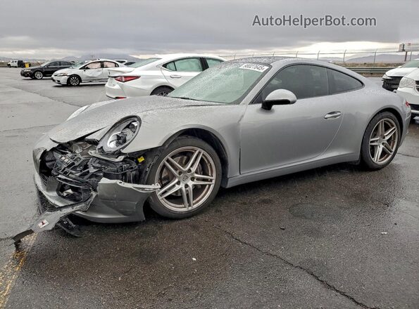 WP0AA2A95KS103156 2019 PORSCHE 911 Gray Vista tres cuartos delantera izquierda
