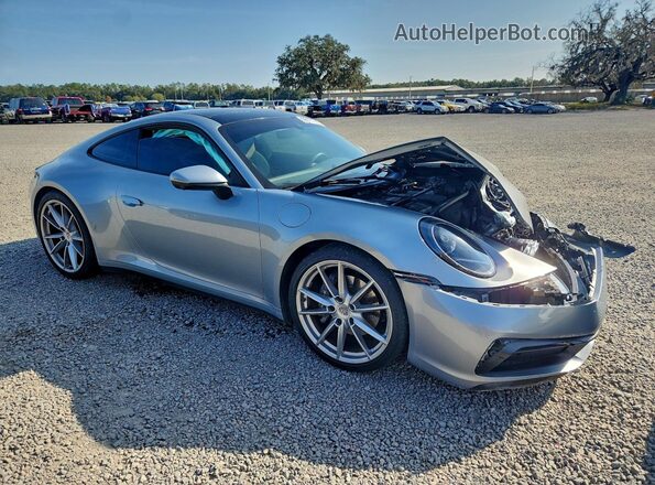 WP0AA2A95MS205589 2021 PORSCHE 911 Silver Przód prawy