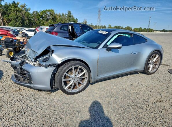 WP0AA2A95MS205589 2021 PORSCHE 911 Silver Przód lewy