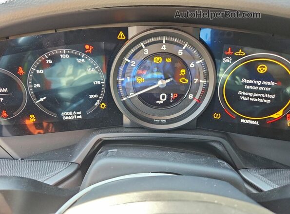 WP0AA2A95MS205589 2021 PORSCHE 911 Silver Widok zestawu wskaźników