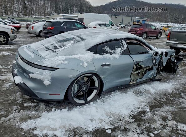 WP0AA2Y11RSA11474 2024 PORSCHE TAYCAN Серебряный Задняя правая четверть