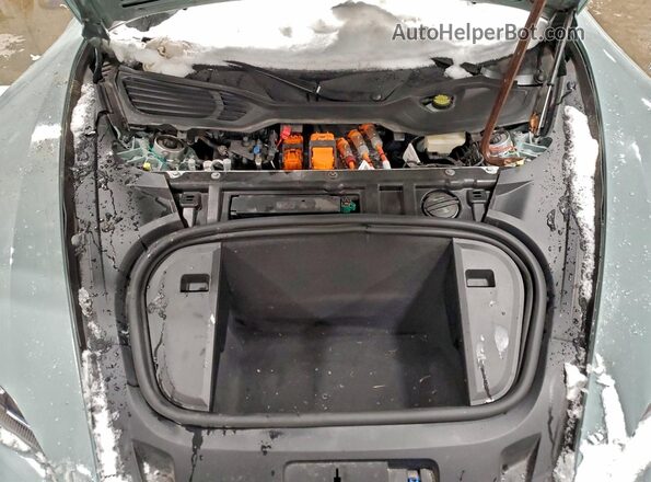 WP0AA2Y11SSA08693 2025 PORSCHE TAYCAN Синий Вид задней части салона