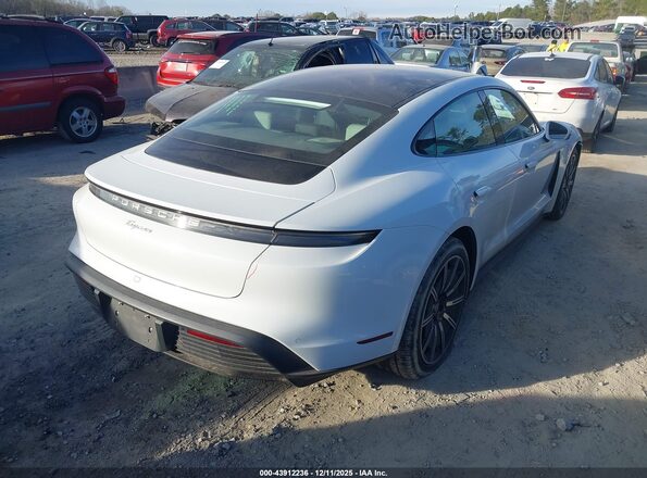 WP0AA2Y12MSA13596 2021 PORSCHE TAYCAN Белый Задняя правая четверть