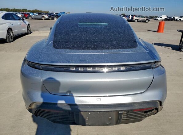 WP0AA2Y14MSA18606 2021 PORSCHE TAYCAN Серебряный Вид сзади