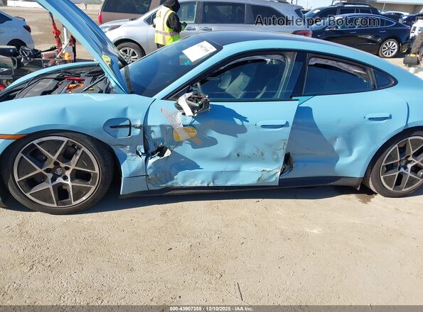 WP0AA2Y15SSA11600 2025 PORSCHE TAYCAN Синий Вид спереди