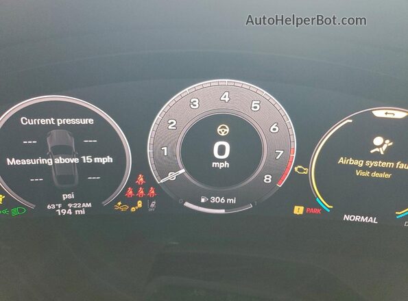 WP0AA2YA2SL002747 2025 PORSCHE PANAMERA White ხელსაწყოთა პანელის ხედი